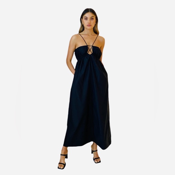 SUBOO ROSANNA STRAPPY MAXI DRESS - Picture 1 of 11